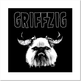 Griffzig // Danzig Brussels Griffon Heavy Metal Posters and Art